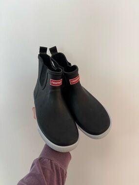 Reima Kids Black Waterproof Chelsea Rain Boots
